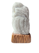 Соляна лампа Сова світильник нічник з білої артемівської солі з регулятором яскравості - зображення 3