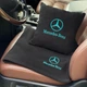 Флісовий набір плед з подушкою Mercedes, чорний з бірюзовою ниткою, AUTO COMFORT - зображення 2