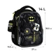 Рюкзак школьный каркасный ортопедический для первоклассника Kite Education DC Batman, для мальчиков, черный (DC25-555S) - изображение 12