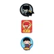 Набор бейджей на липучке Kite DC Justice League, 3 шт. (DC25-3012) - изображение 1