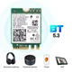 Сетевая карта Fenvi AX210NGW Wi-fi 6E, Bluetooth 5.3 Network Card, Tri-band 2.4G/5G/6GHz - изображение 2