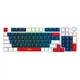 Игровая проводная клавиатура механическая XO KB-08 |УКР/АНГ раскладка| с RGB подсветкой blue-white - изображение 1