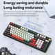 Игровая беспроводная клавиатура механическая TWolf T70 |УКР/АНГ раскладка| с RGB подсветкой black-white - изображение 4