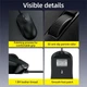 Игровая проводная USB мышь TWolf G580 с антискользящими наклейками, 1600 DPI, 1.5 м кабель черная - изображение 7