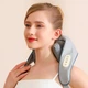 Массажер ударный для шеи и плеч с ИК-подогревом Neck massager электрический на аккумуляторе (2104618544) - изображение 6