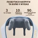 Массажер ударный для шеи и плеч с ИК-подогревом Neck massager электрический на аккумуляторе (2104618544) - изображение 8