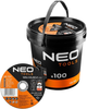 Zestaw tarcz tnących do metalu NEO Tools 125 x 1 x 22.2 mm 41 A60-S-BF 100 szt. 08-722 (5907558472363) - obraz 1