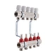 Коллектор латунный с расходомерами и евроконусами Thermo Alliance Standart 1" на 5 выходов TAS235W5E - изображение 3
