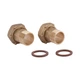 Thermo Alliance Комплект американок, что подходит для счетчика 3/4"Нх1"В (желт.) SD42920 - изображение 1