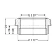 Футорка латунна Thermo Alliance Standart 1 1/2"×1 1/4" НВ (зовнішня-внутрішня), PN25 - зображення 2