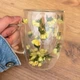 Чашка з подвійним дном і сухоцвітами "Dry flowers", 300мл (Скляна чашка з подвійними стінками) - зображення 1