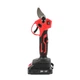 Аккумуляторный секатор DUP364 Red (24V, 5.0Ah) — Мощный комплект: 2 усиленных АКБ и кейс - изображение 2