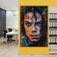 Картина на холсте 40х60см - Майкл Джексон Wall Art. Интерьерная картина на холсте для дома и офиса. Яркий постер - изображение 2