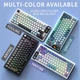 Механічна бездротова ігрова клавіатура LANGTU LT75 Pro з hotswap, Type-C, Bluetooth, 2,4 ГГц, RGB, Дисплей, 75 клавіш (розкладка ENG-UA, QWERTY). М'ятний - зображення 14