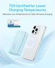 Магнітний Magsafe павербанк Anker A1684 10000 mah з бездротовою зарядкою для iPhone УМБ Блакитний - зображення 2