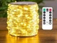 Світлодіодні LED гірлянди 50м 500 Led теплий білий колір світла для дому, свята та декору , срібний дріт - изображение 1