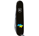 Складной швейцарский нож Victorinox Spartan Army, 12 функций, 91 мм, черный с эмблемой «Карта Украины» (Vx13603.3_T1166u) - изображение 4