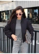 Бомбер-куртка демісезонний із легким наповнювачем Modern Boutique чорний, М КУ006 - изображение 3