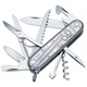 Складной нож Victorinox Huntsman – серый полупрозрачный, 15 в 1, модель Vx13713.T7B1 - изображение 1