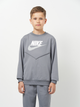 Детский спортивный костюм (свитшот + штаны) Nike K Nsw Tracksuit Poly Crew Hbr FD3090-084 122-128 см Серый (196609344901) - изображение 3