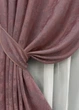 Комплект готовых штор VR-Textil Жаккард Sultan YL № 1209ш Малиново-серый 100х270 см 2 шт (31-515) - изображение 5