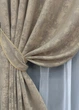 Комплект штор на люверсах VR-Textil Жаккард Sultan YL № 1208ш бежево-серый 150х250 см 2 шт (37-0009) - изображение 4