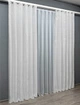 Комплект готовых штор VR-Textil Жаккард Мрамор Al1 № 1300ш Белый 100х270 см 2 шт (31-573) - изображение 4