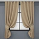 Комплект штор коротких VR-Textil Bagema Rvs № 1240ш Бежевий 130х170 см 2 шт (35-0029) - зображення 1