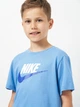 Детская футболка для мальчика Nike K Nsw Tee Futura Hbr FZ5178-410 122-128 см Голубая (197602773385) - изображение 4