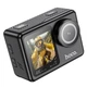 Екшн-Камера Hoco DV101, 4К, 16MP, 150°, Wi-Fi, 900mAh, 1.5h, MicroSD до 128 ГБ, Чорний - зображення 3