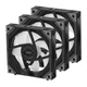 Набор из 3 корпусных вентиляторов 2E GAMING Air Cool Magic Mirror 124 мм, ARGB-подсветка, черный (2E-ACF120MB-ARGB) - изображение 3