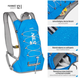Рюкзак туристичний Nils Camp Journey NC1797 12L Синій (5907695546330) - зображення 11