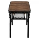 Стол Bo-Camp Woodbine 56x34 cm Black/Wood look (1404191) - изображение 4