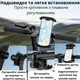 Тримач телефона на велосипед мотоцикл самокат поворотний велотримач для смартфона від 5,7 до 7,2 дюймів кріплення на кермо Baseus чорний - зображення 10