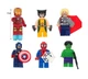 Набор фигурок лего Marvel Avengers минифигурки Супергероев Марвел Мстители 6 шт игрушки детский набор игрушечные фигурки конструктор Kons_20 - изображение 3