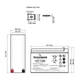 Акумуляторна батарея TECNOWARE Power Battery 12V 7,2Ah Faston 6.3 мм (EACPE12V7A2TWP) - изображение 3