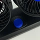 Автомобильный вентилятор двойной на приборную панель Car Small Fan F30 12V Black - изображение 5