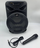 Портативна акустична колонка Kimiso GS-1805 (8") з мікрофоном та світломузикою Для iPOD, iPhone, Android, iPAD, смартфонів, мобільних телефонів - зображення 5
