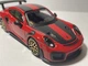 Автомодель Porsche 911 GT2 RS 2018 червоно-чорний Bburago 1:43 - зображення 7