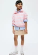 Толстовка с застежкой-молнией розовая полосатая H&M 110-116см (400011250) - изображение 5