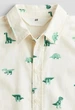 Рубашка молочная Динозавры H&M 140см (400011190) - изображение 2