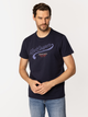 T-shirt męski bawełniany Lee Cooper Authentic5-1160 L Granatowy (5905991727965) - obraz 3