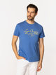 T-shirt męski bawełniany Lee Cooper Brand5-1160 XL Niebieski (5905991735809) - obraz 1