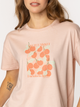 T-shirt damski z nadrukiem bawełniany Lee Cooper Cherry-1145 L Brzoskwiniowy (5905991729259) - obraz 4