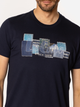 T-shirt męski z nadrukiem bawełniany Lee Cooper Denim-1160 L Granatowy (5905991726685) - obraz 4