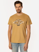 T-shirt męski bawełniany Lee Cooper Diamond3-1160 L Musztardowy (5905991735717) - obraz 3