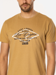 T-shirt męski bawełniany Lee Cooper Diamond3-1160 2XL Musztardowy (5905991735731) - obraz 4