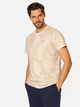 Футболка бавовняна довга чоловіча Lee Cooper Fern-3170 2XL Персикова (5905991727897) - зображення 1