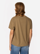 T-shirt damski z nadrukiem bawełniany Lee Cooper Flowers7-1145 S Khaki (5905991729044) - obraz 2