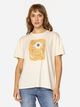 T-shirt damski z nadrukiem bawełniany Lee Cooper Flowers7-1145 S Jasnożółty (5905991729082) - obraz 2